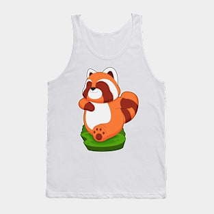 Red Panda Runner Running Sports Tank Top